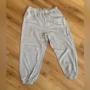 Grey sweatpants